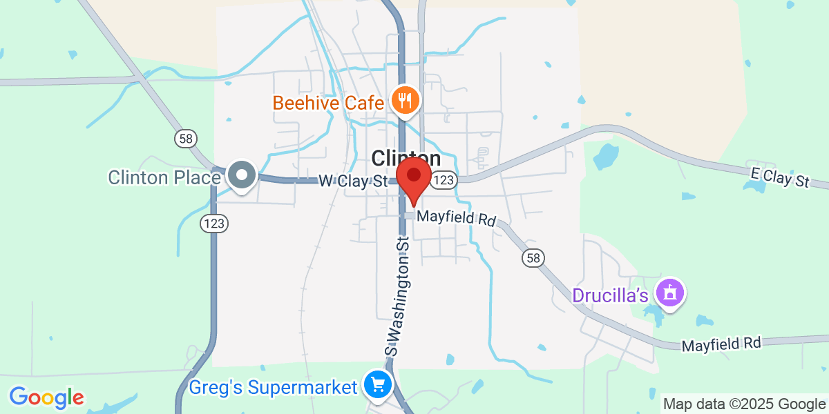 Map of Hickman County Memorial Library